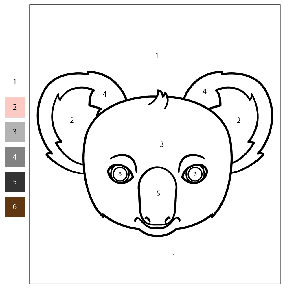 Desenho de Coalas para colorir e imprimir: número 26
