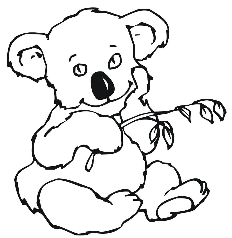 Desenho de Coalas para colorir e imprimir: número 30