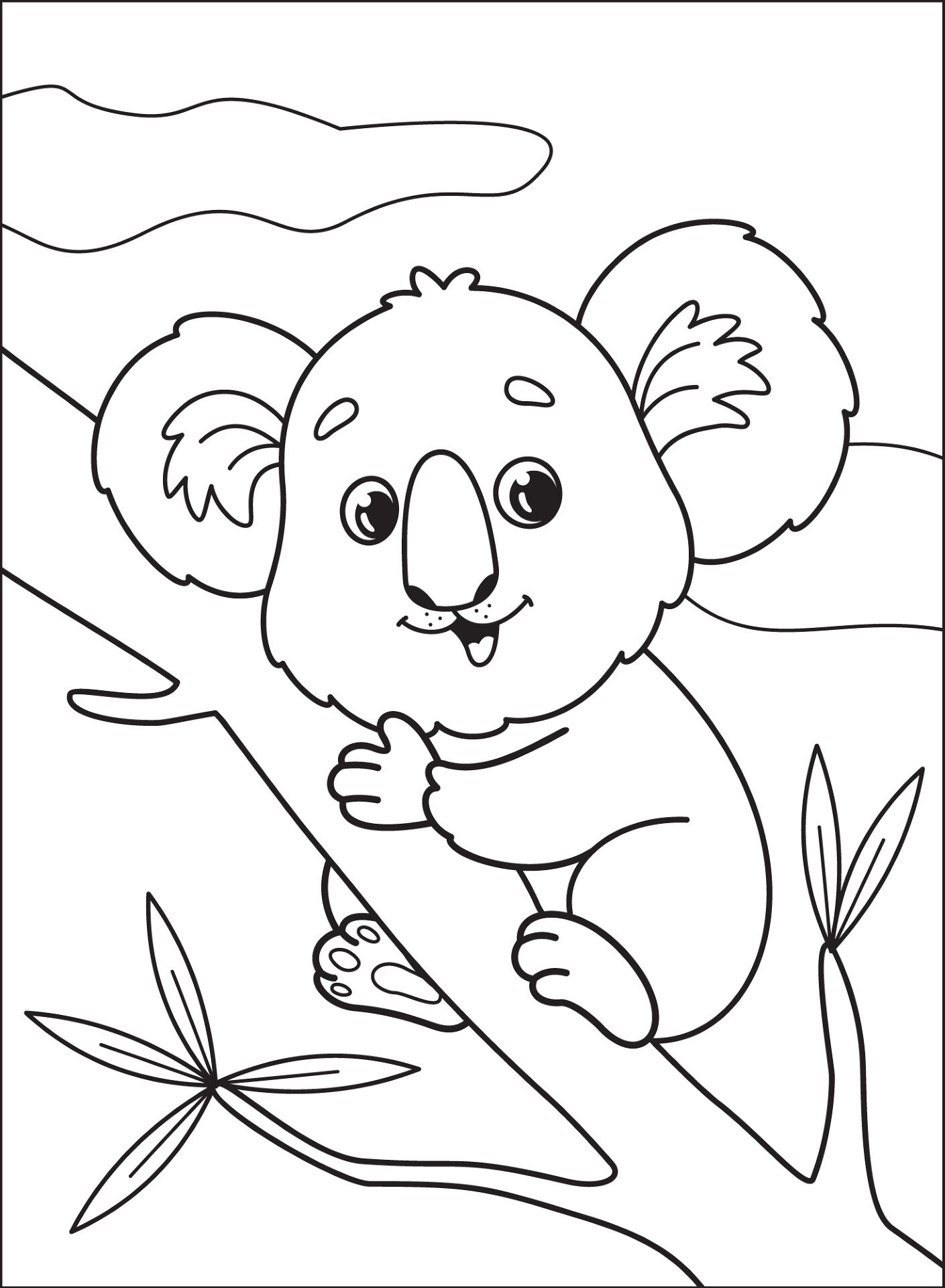 Desenho de Coalas para colorir e imprimir: número 48