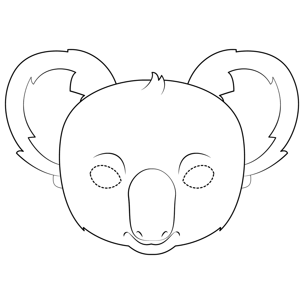 Desenho de Coalas para colorir