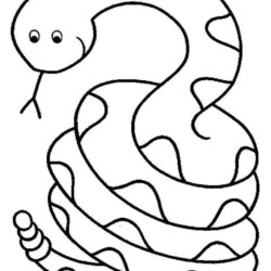 Desenho de Cobras para colorir e imprimir: número 41