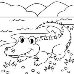 Desenho de Cobras para colorir