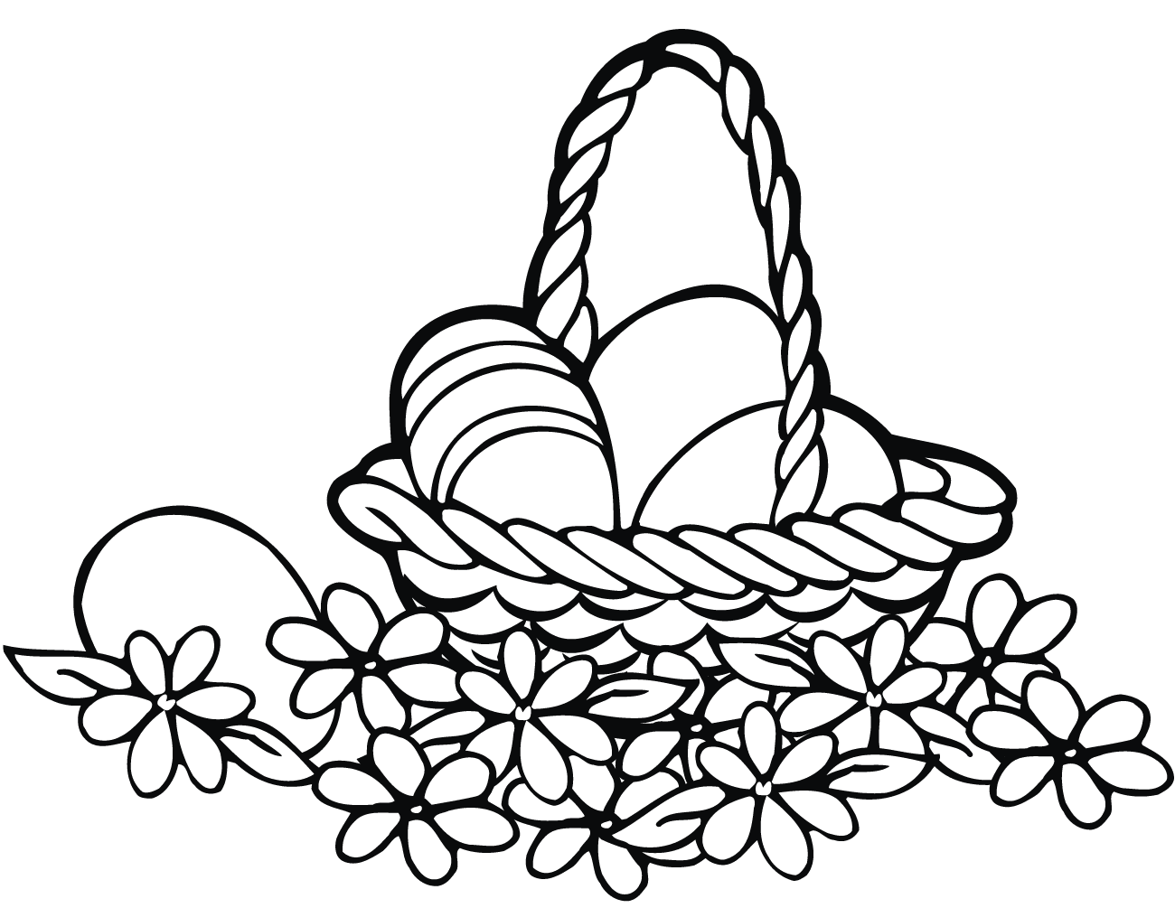 Desenho de Coelho Da Páscoa para colorir e imprimir: número 18