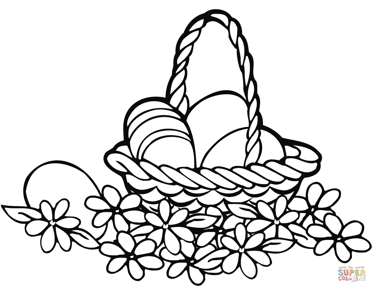 Desenho de Coelho Da Páscoa para colorir e imprimir: número 19