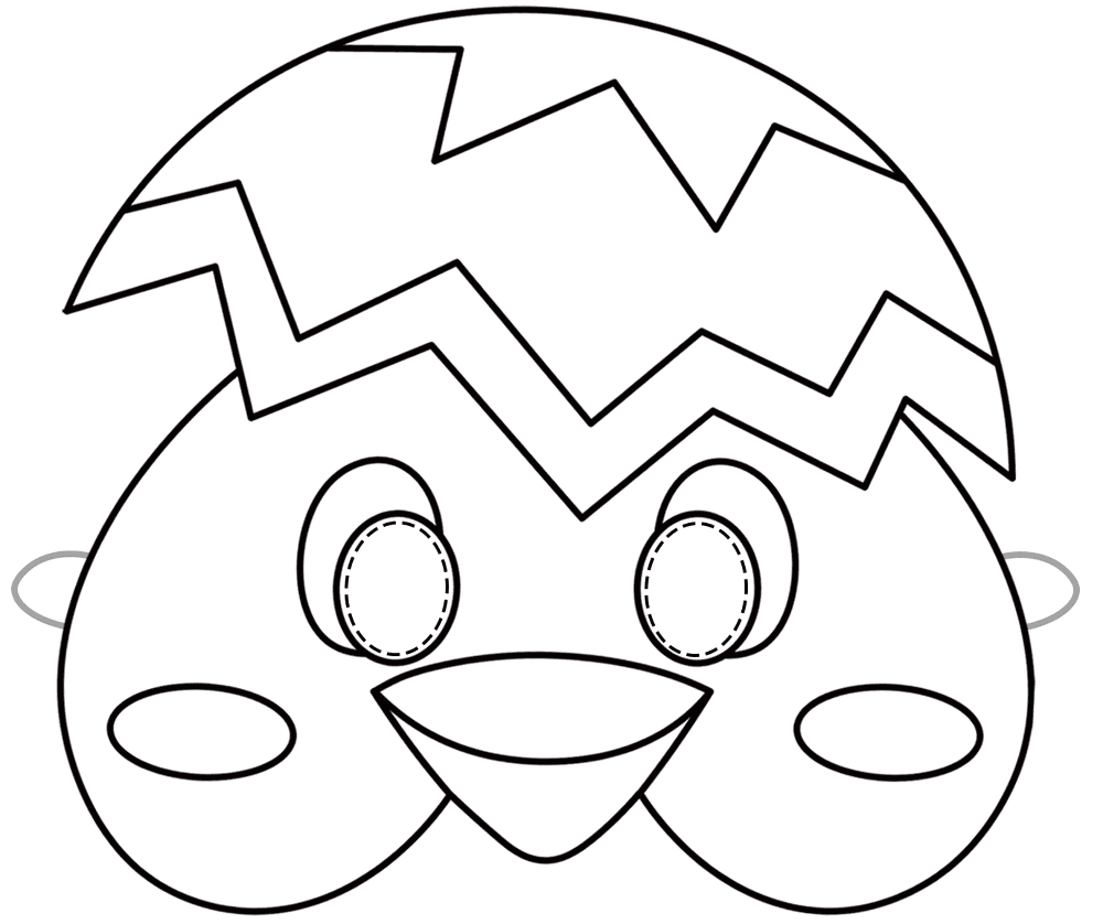 Desenho de Coelho Da Páscoa para colorir e imprimir: número 34