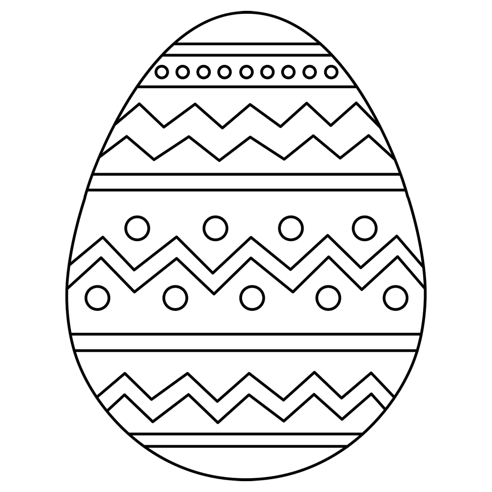 Desenho de Coelho Da Páscoa para colorir