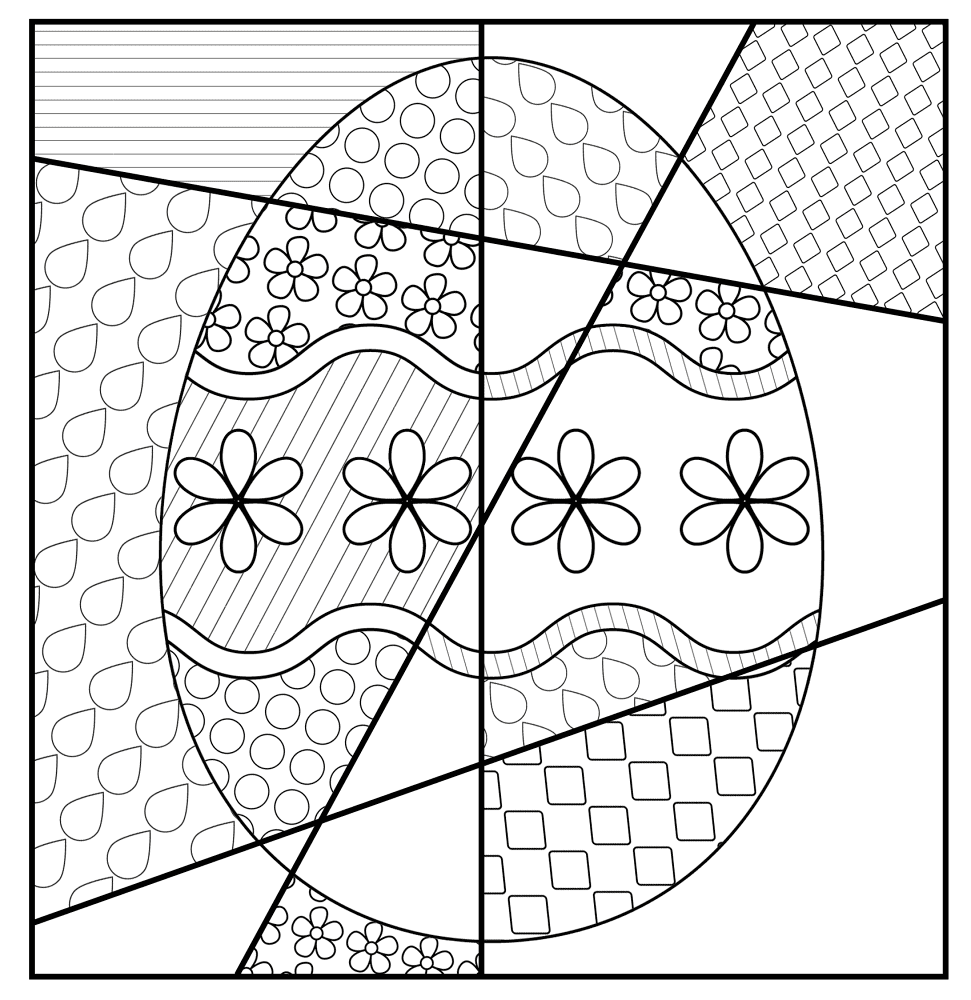 Desenho de Coelho Da Páscoa para colorir