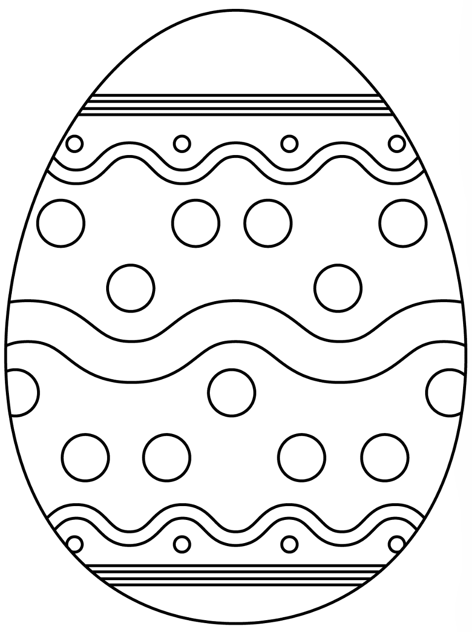 Desenho de Coelho Da Páscoa para colorir