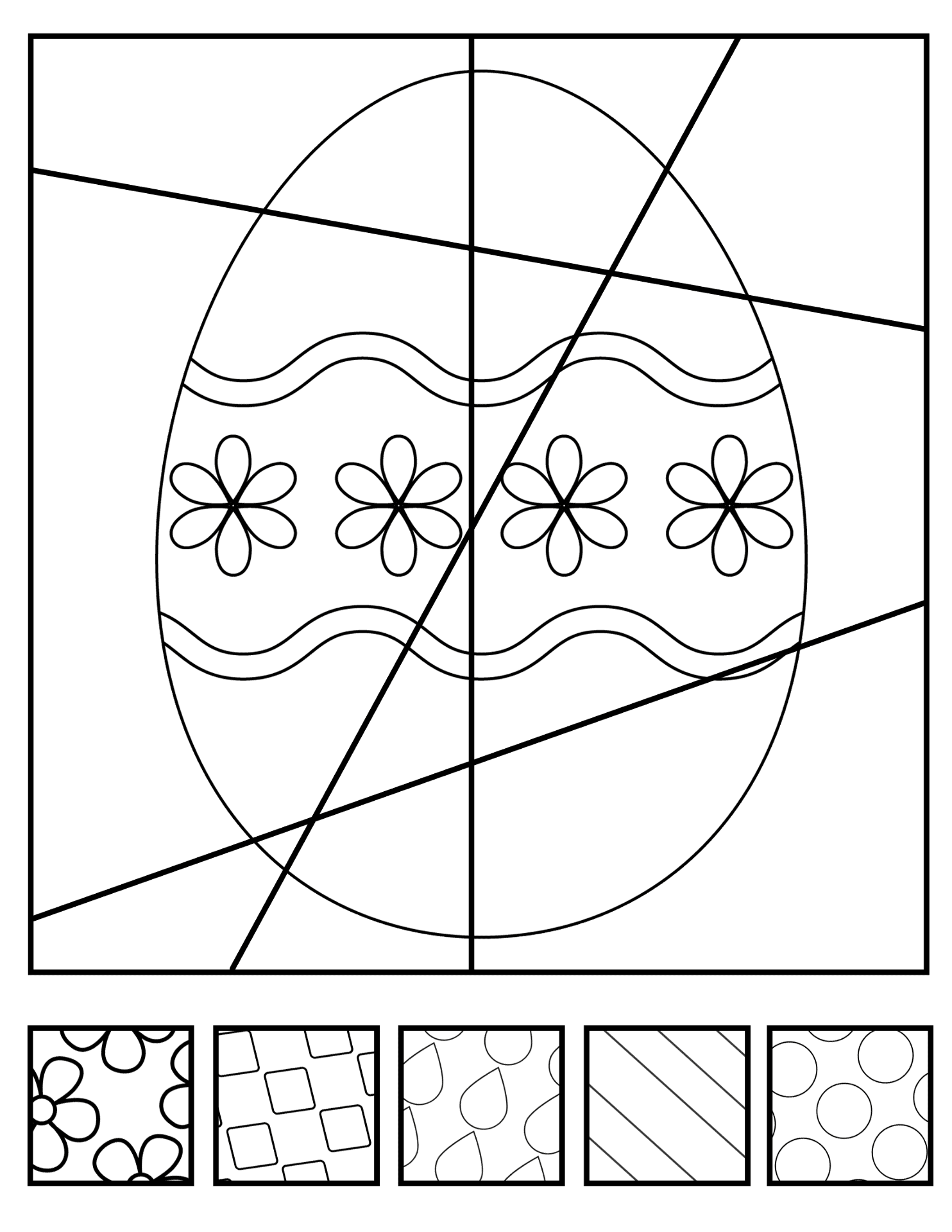 Desenho de Coelho Da Páscoa para colorir