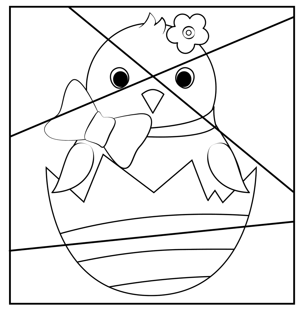 Desenho de Coelho Da Páscoa para colorir