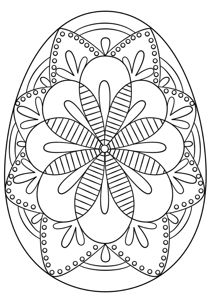 Desenho de Coelho Da Páscoa para colorir