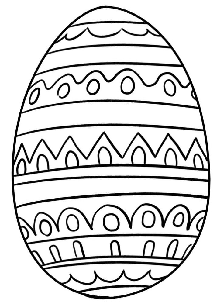 Desenho de Coelho Da Páscoa para colorir
