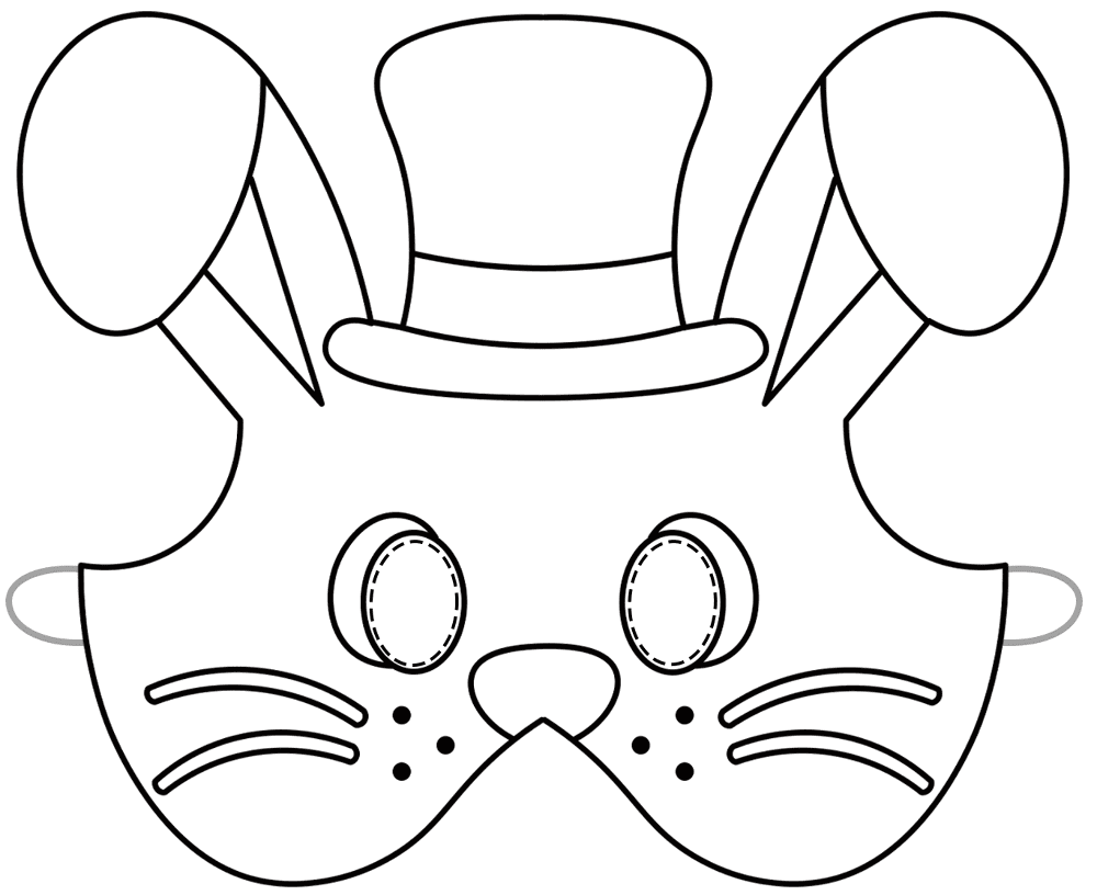 Desenho de Coelhos para colorir