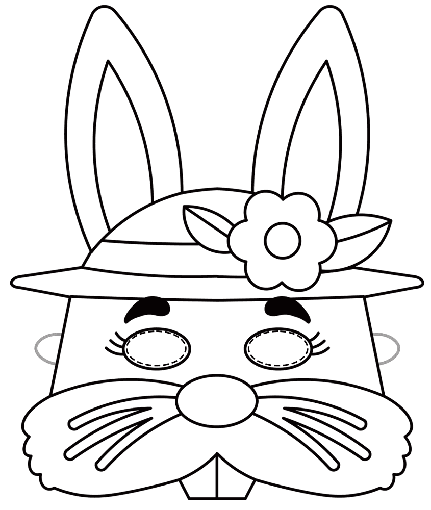 Desenho de Coelhos para colorir