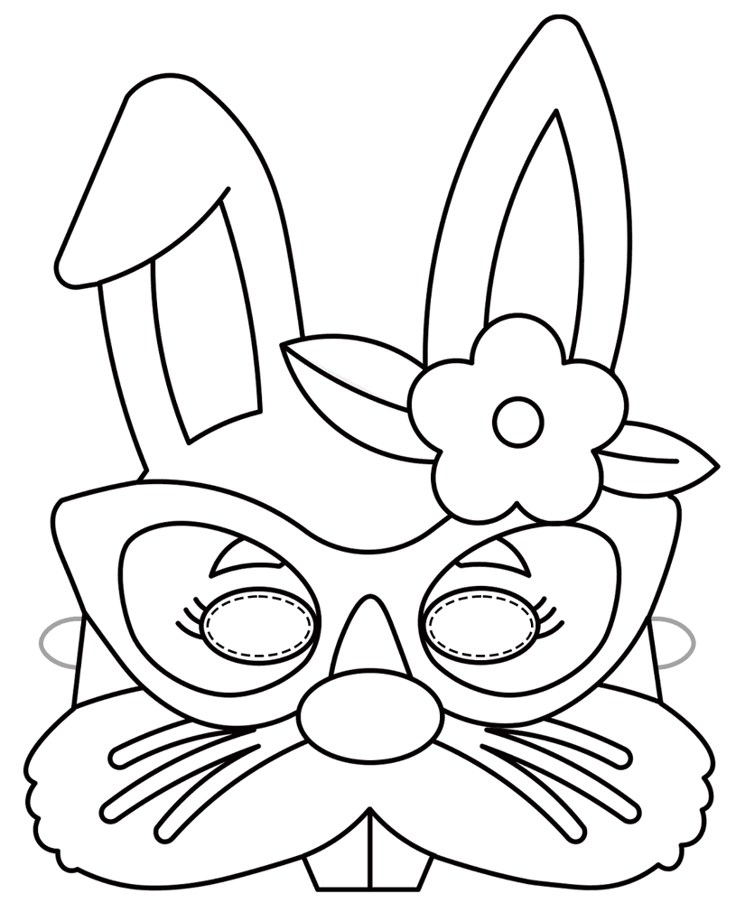 Desenho de Coelhos para colorir