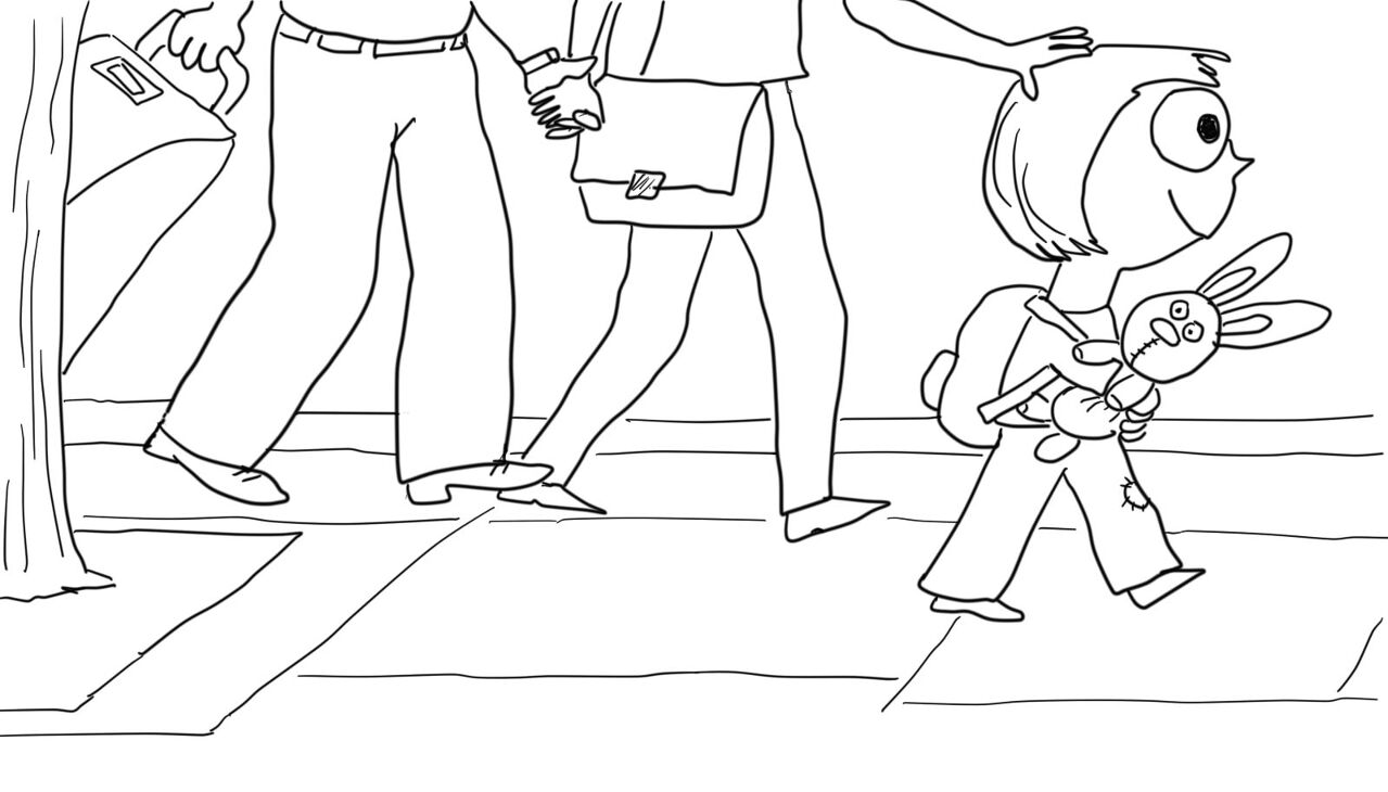 Desenho de Coelhos para colorir