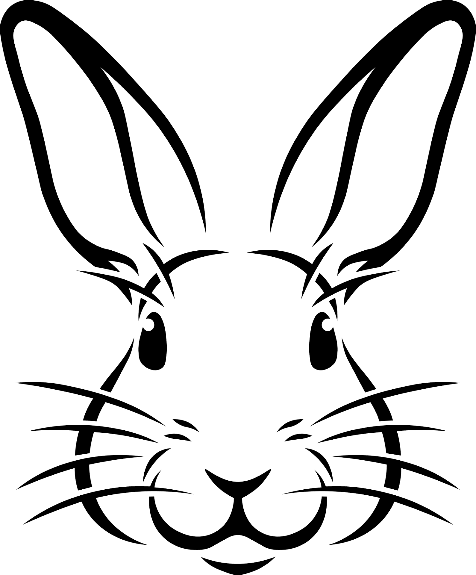 Desenho de Coelhos para colorir