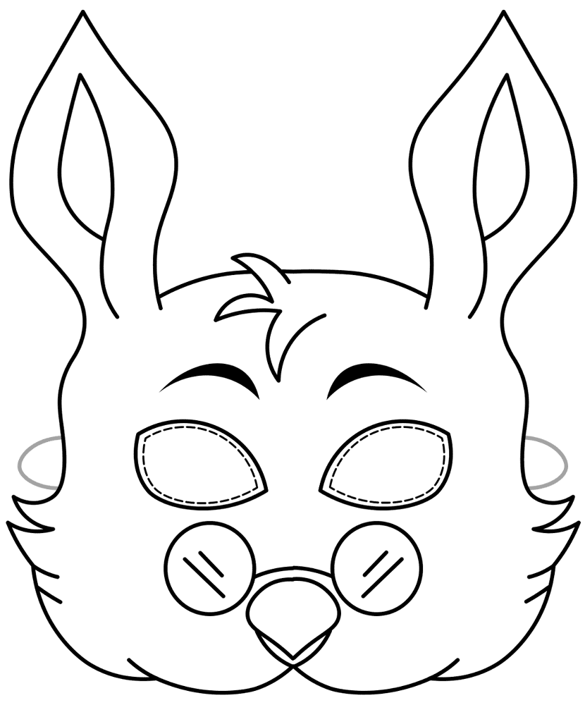 Desenho de Coelhos para colorir