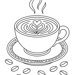 Desenho de Comida para colorir e imprimir: número 15