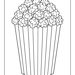 Desenho de Comida para colorir e imprimir: número 20