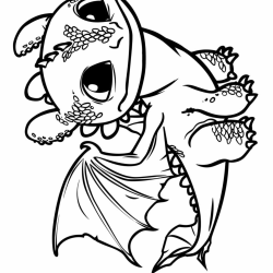 Desenho de Como Treinar Seu Dragao para colorir e imprimir: número 19