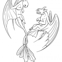 Desenho de Como Treinar Seu Dragao para colorir e imprimir: número 23