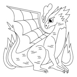 Desenho de Como Treinar Seu Dragao para colorir e imprimir: número 25