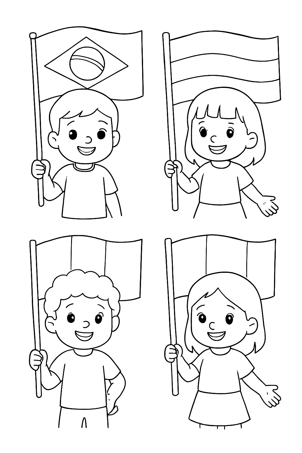Desenho de Copa do Mundo para colorir e imprimir: número 5