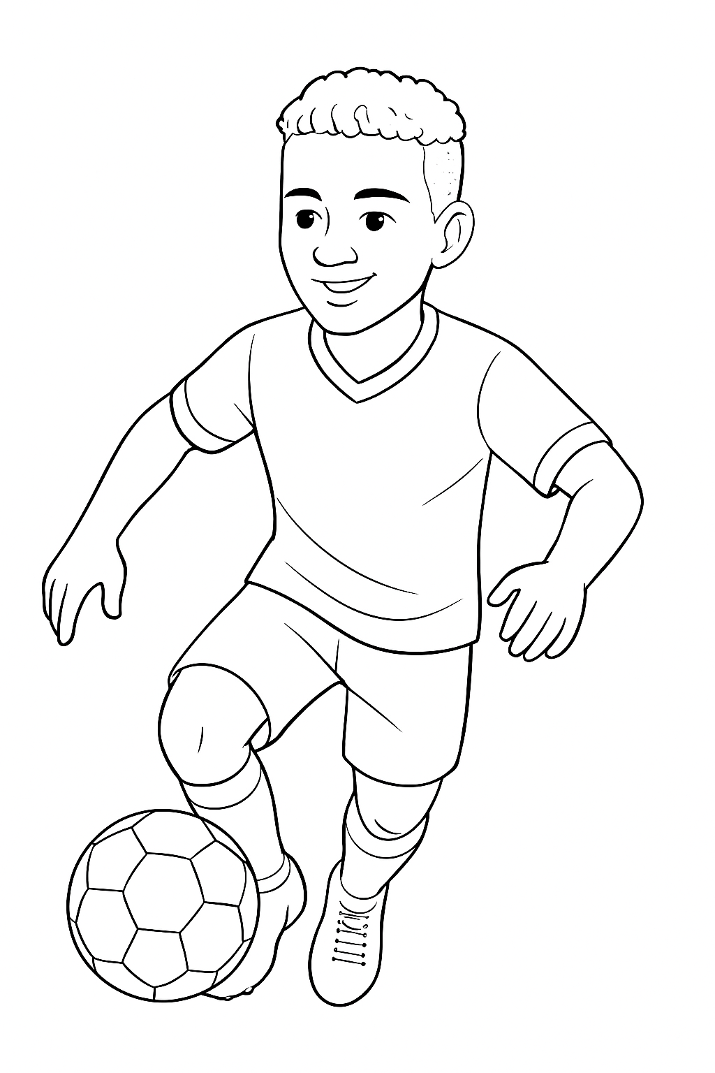 Desenho de Copa do Mundo para colorir e imprimir: número 15