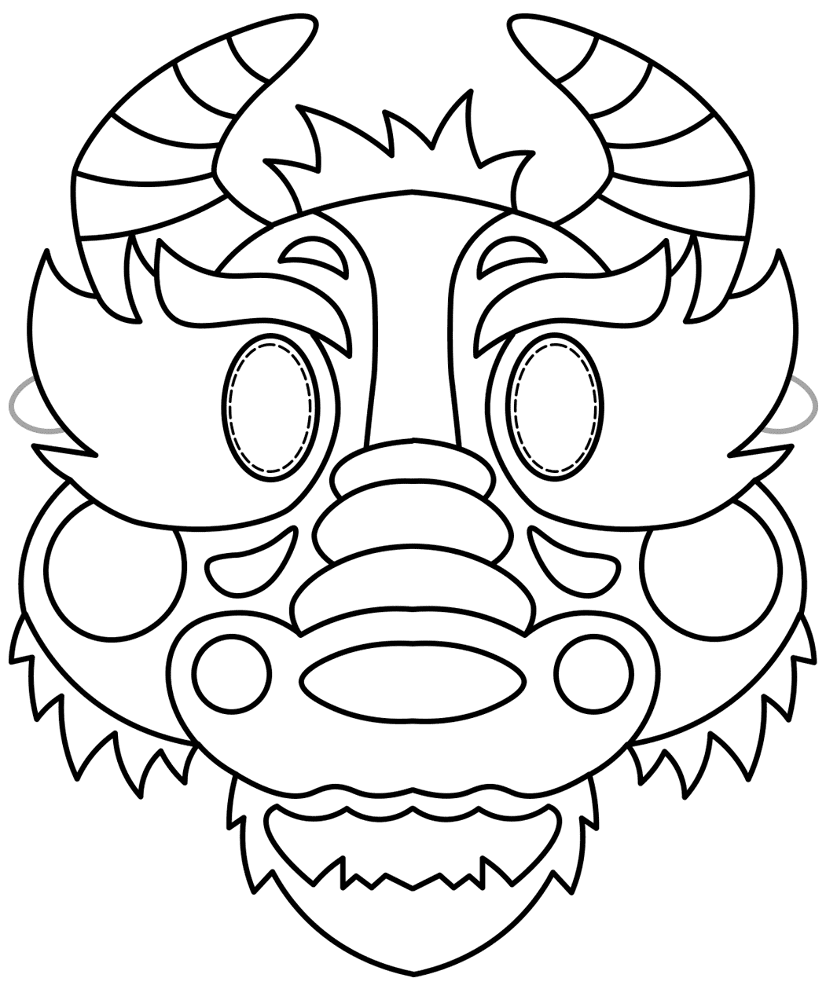 Desenho de Corneta para colorir e imprimir: número 14