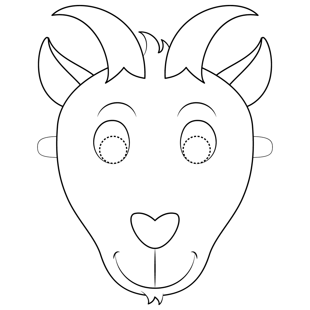 Desenho de Corneta para colorir e imprimir: número 19