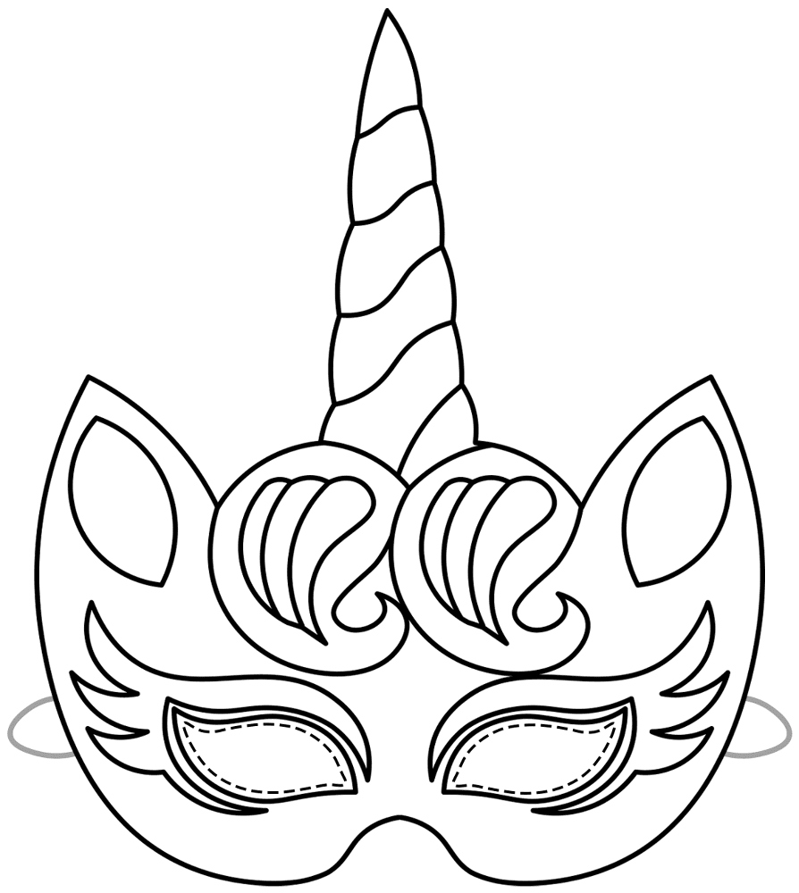 Desenho de Corneta para colorir e imprimir: número 36