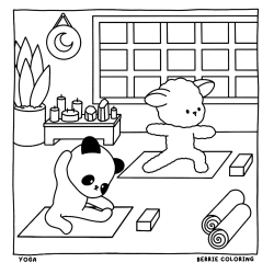 Desenho de Cozy Friends para colorir e imprimir: número 11