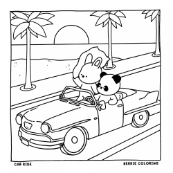 Desenho de Cozy Friends para colorir e imprimir: número 15
