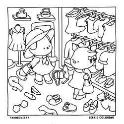 Desenho de Cozy Friends para colorir e imprimir: número 20