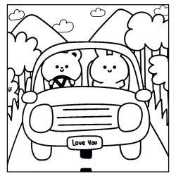 Desenho de Cozy Friends para colorir e imprimir: número 23
