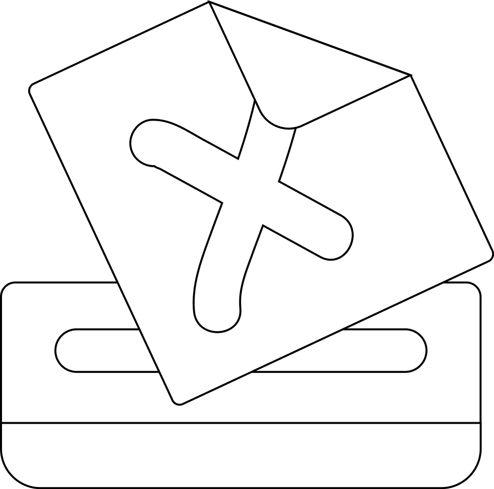 Desenho de Data Das Eleições para colorir e imprimir: número 1
