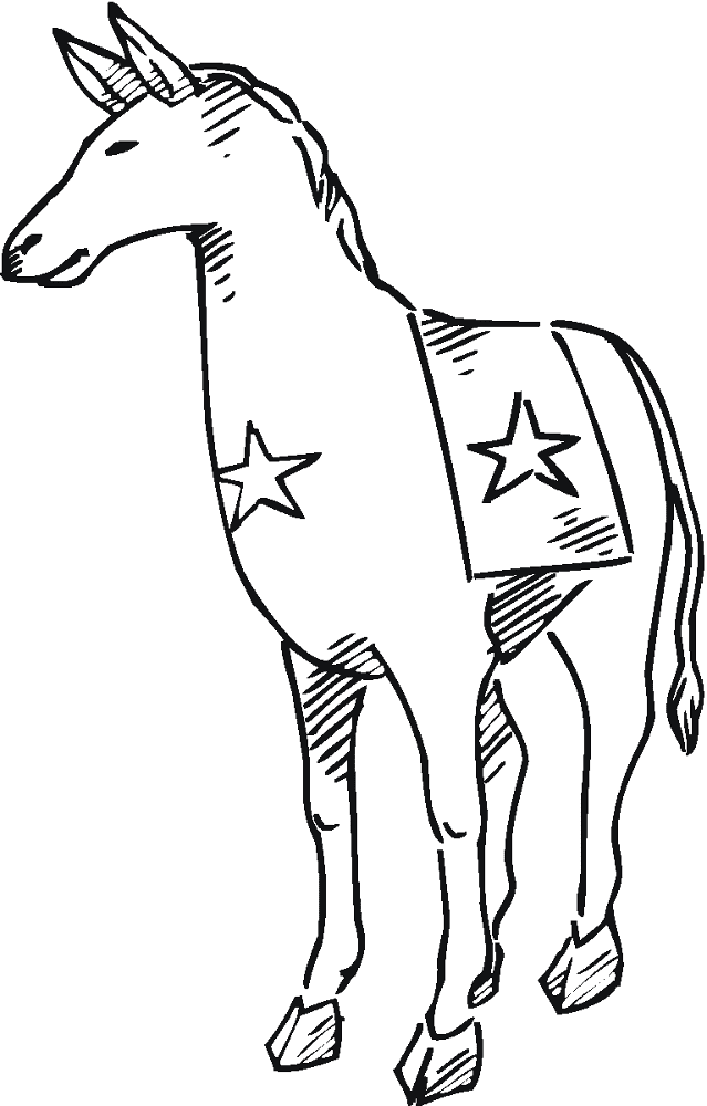 Desenho de Data Das Eleições para colorir e imprimir: número 7