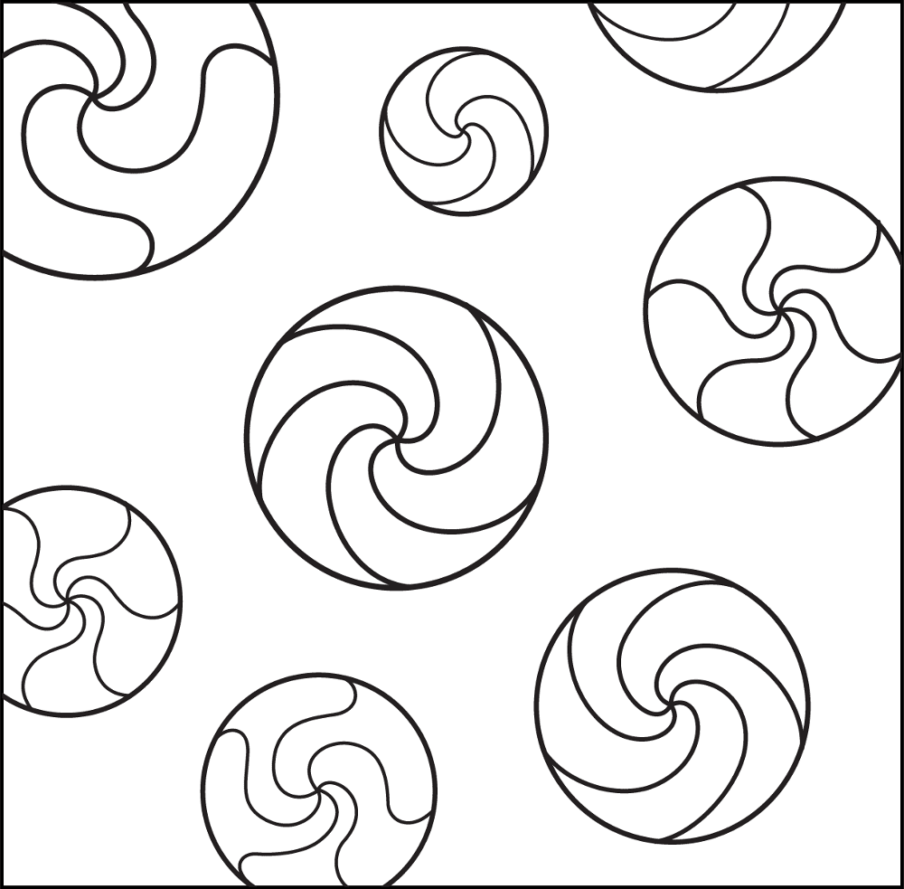 Desenho de Decorativo para colorir e imprimir: número 8