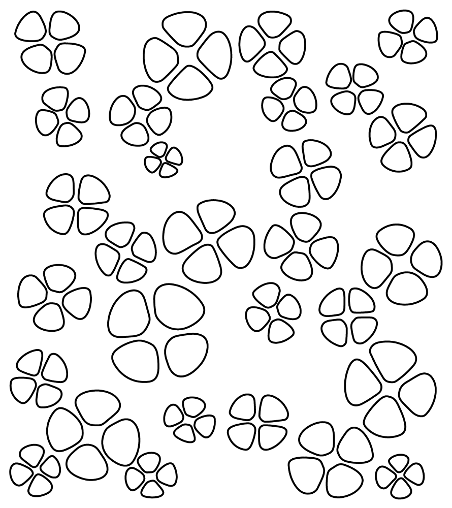 Desenho de Decorativo para colorir e imprimir: número 11