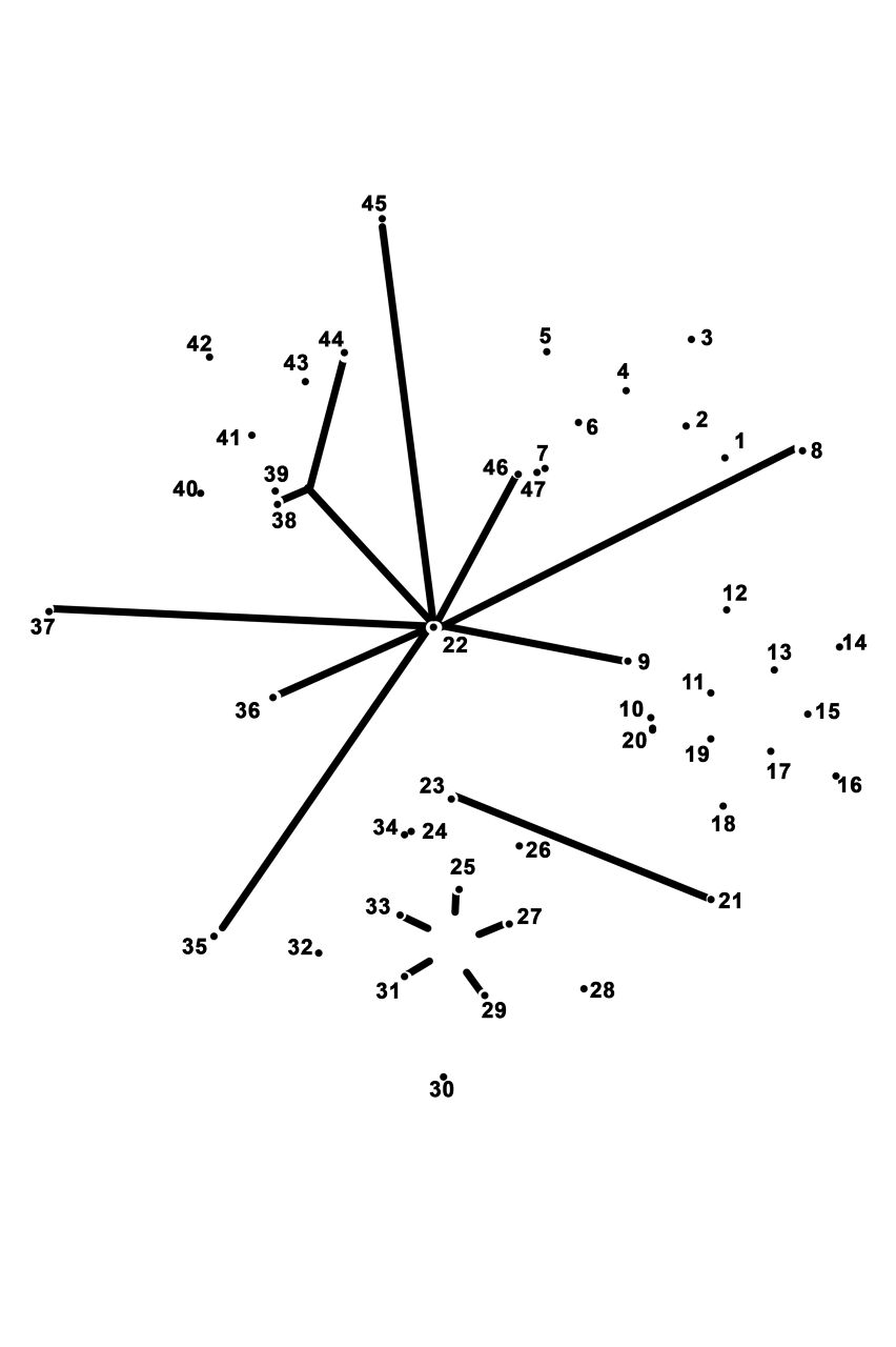 Desenho de Decorativo para colorir e imprimir: número 17