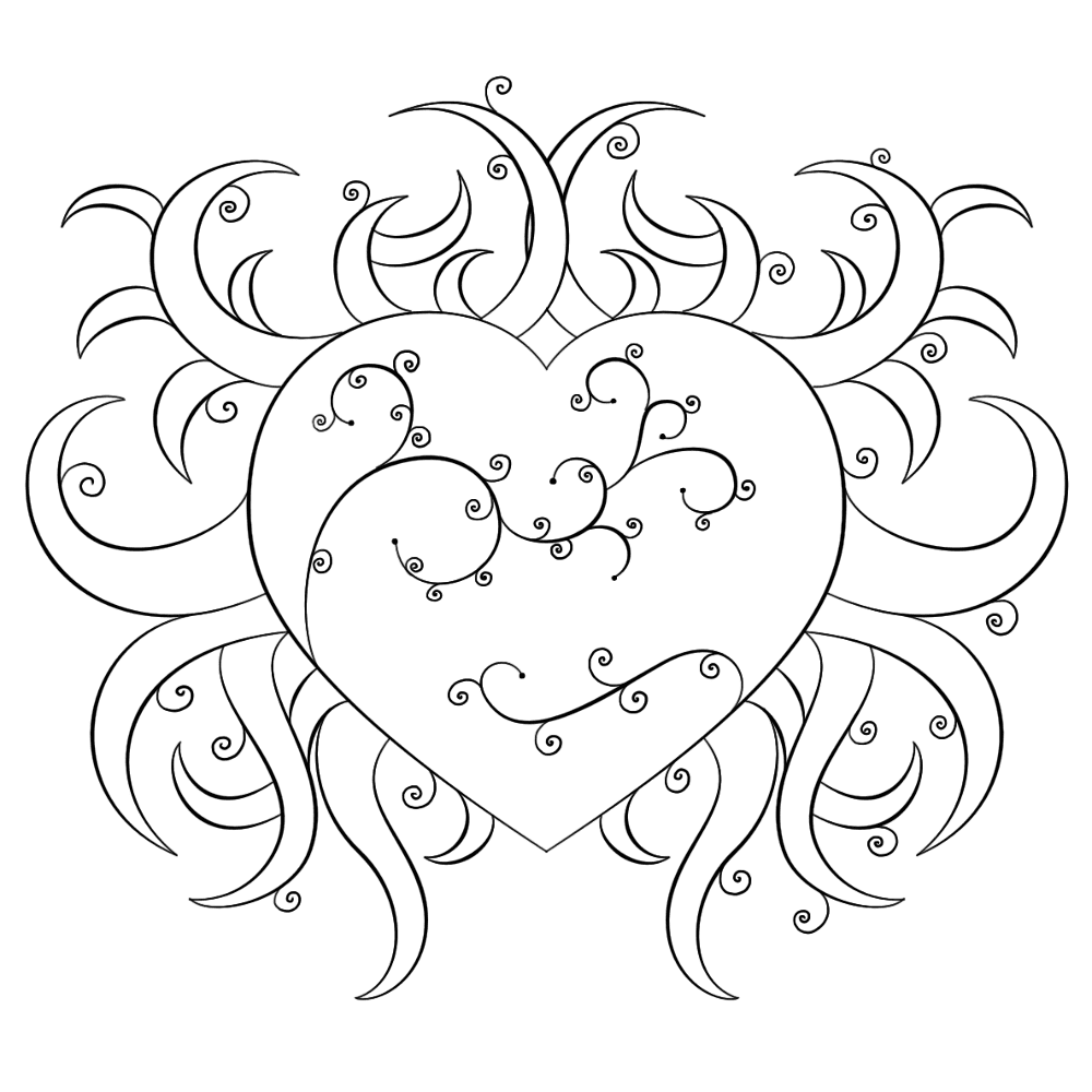 Desenho de Decorativo para colorir e imprimir: número 22
