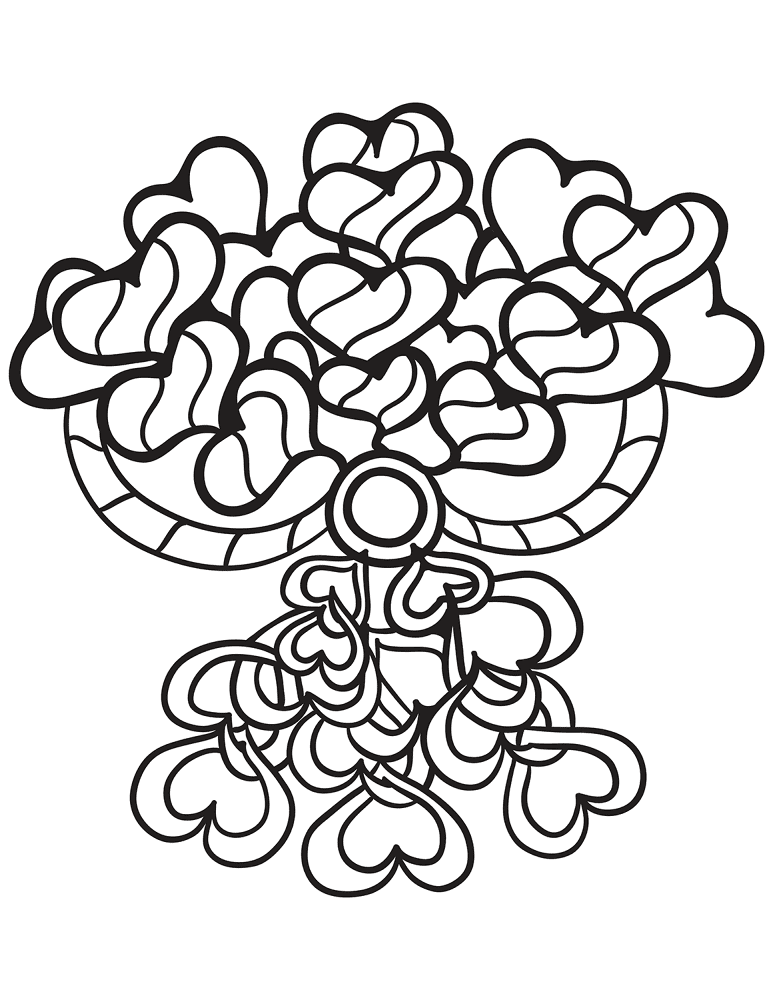 Desenho de Decorativo para colorir e imprimir: número 35