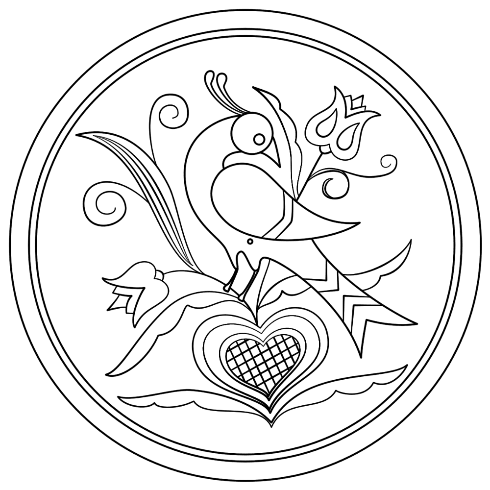 Desenho de Decorativo para colorir e imprimir: número 37