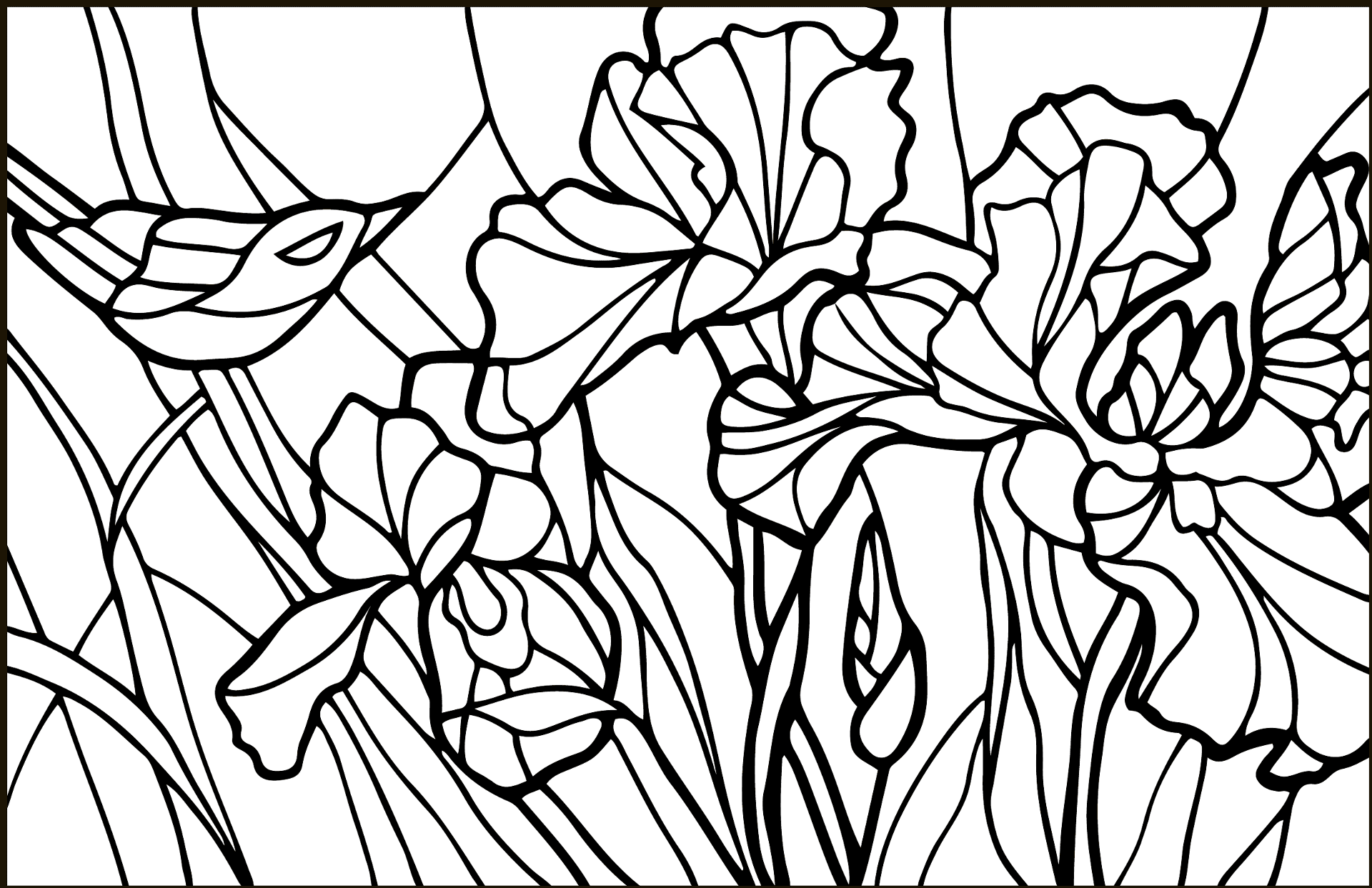 Desenho de Decorativo para colorir e imprimir: número 44