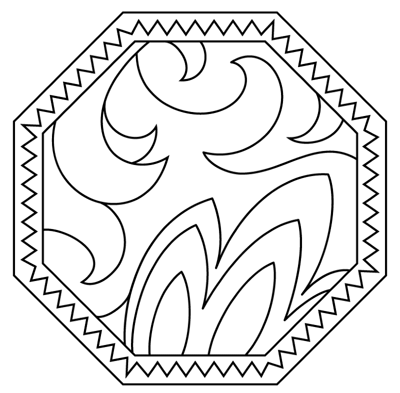 Desenho de Decorativo para colorir