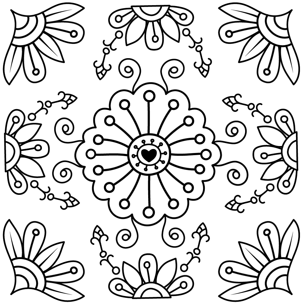 Desenho de Decorativo para colorir