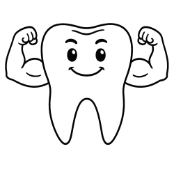 Desenho de Dentistas para colorir e imprimir: número 4