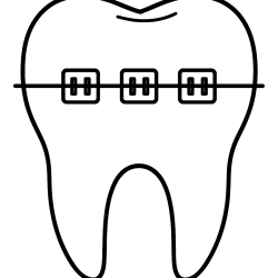 Desenho de Dentistas para colorir e imprimir: número 8
