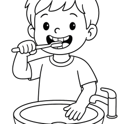 Desenho de Dentistas para colorir e imprimir: número 12